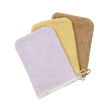 Fabelab Bath Mitts 3 Pack